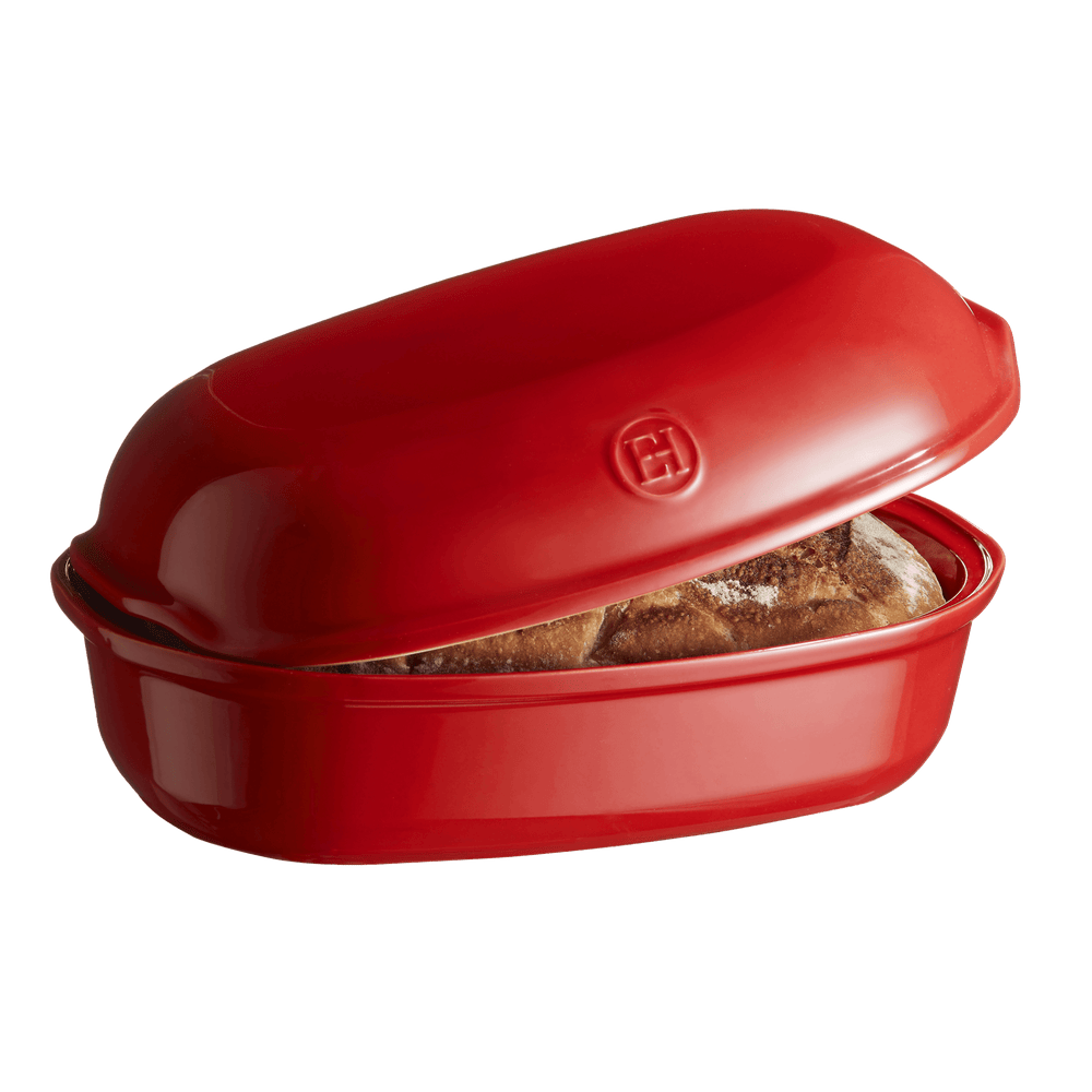 エミールアンリ 職人のパン焼き器Artisan Bread Loaf Baker Emile Henry Ceramic Artisan Bread Loaf Baker, Handcrafted in