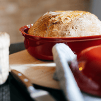 Artisan Bread Loaf Baker Bread Baker Emile Henry USA Burgundy 
