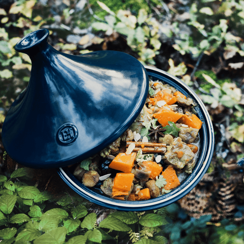 Emile Henry Ceramic Moroccan Tagine Second, Handcrafted in France