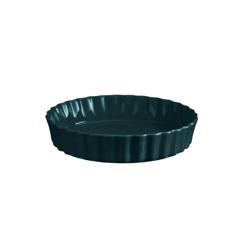 Emile Henry 12.6" X 2.2" Extra Large Deep Tart Dish, Burgundy