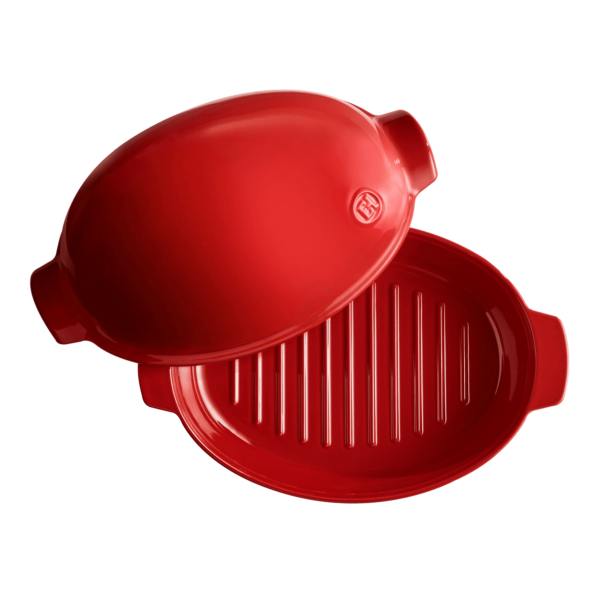 Emile Henry Large Roaster, Burgundy