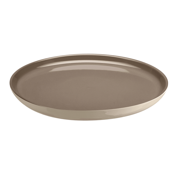 Everyday Dinner Plate- 11 Tableware Emile Henry USA Flint/Ivory