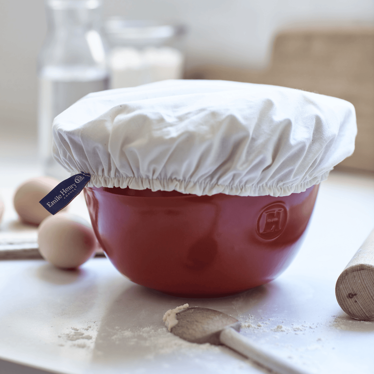 Mixing Bowls Kitchenware Emile Henry = Burgundy Small 