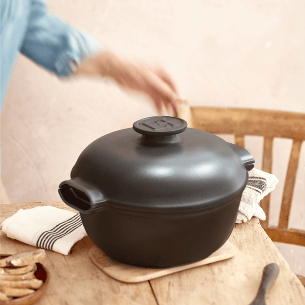 Delight Round Dutch Oven (Induction Compatible) Cookware Emile Henry USA 2 QT 