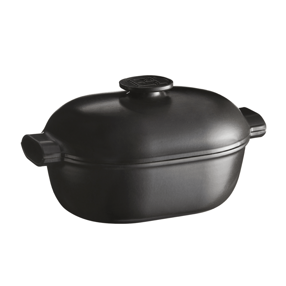 Emile Henry Induction Compatible Oval Dutch Oven, Handcrafted in