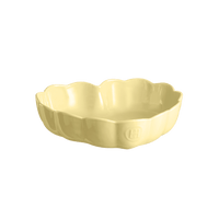 Emile Henry Madeleine Heart Shaped Baking Dish, Vanilla