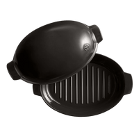 Emile Henry Large Roaster, Charcoal