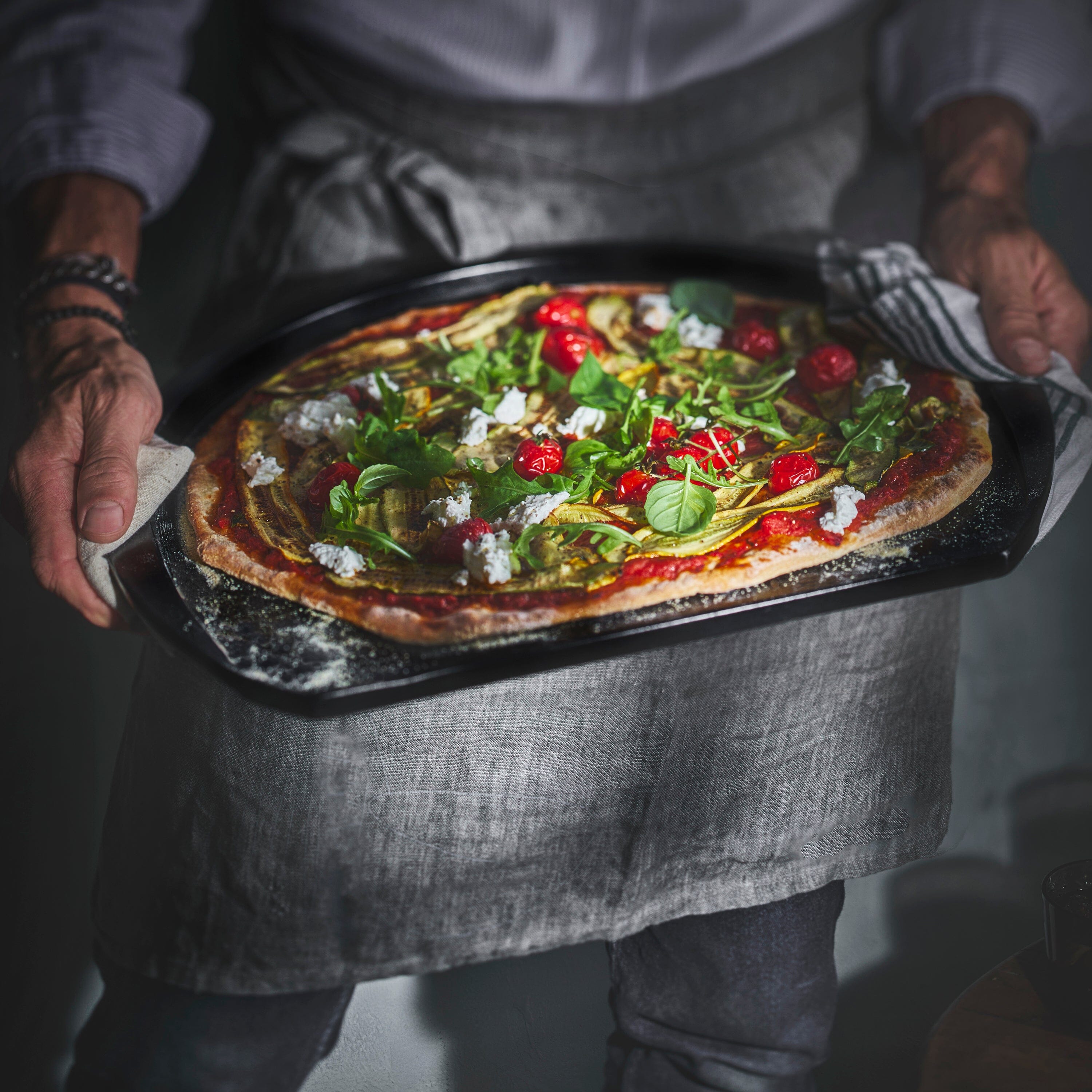 Emile Henry Ceramic Pizza Station, Handcrafted in France – Emile