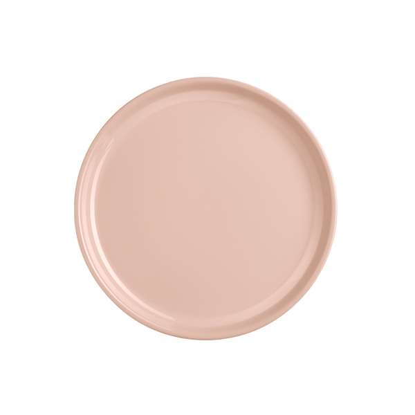 Everyday Salad/Dessert Plate 8 Tableware Emile Henry USA  Powder Pink/Ivory 