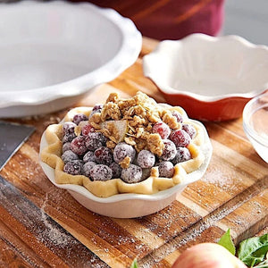 Emile Henry Modern Classics Mini Pie Dish (Set of 2), Leaves Modern Classics Mini Pie Dish (Set of 2), Leaves