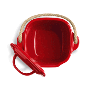 Emile Henry Ceramic Compost Bin, Handcrafted in France since 1850