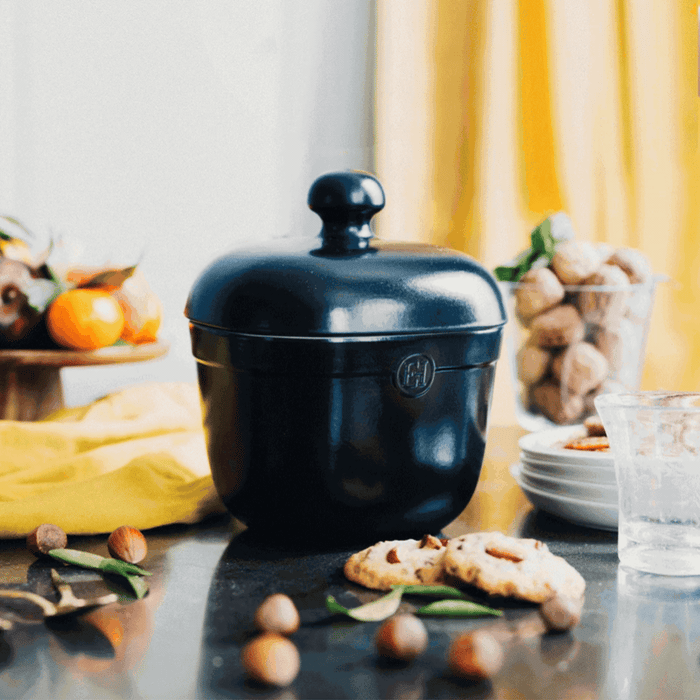 Emile Henry Ceramic Cookie Jar Handcrafted In France Since 1850 emile-henry-ceramic-cookie-jar-handcrafted-in-france-since-1850