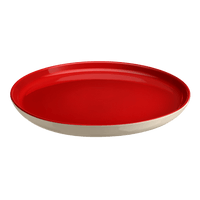 Everyday Dinner Plate- 11" Tableware Emile Henry USA Rouge/Cream 