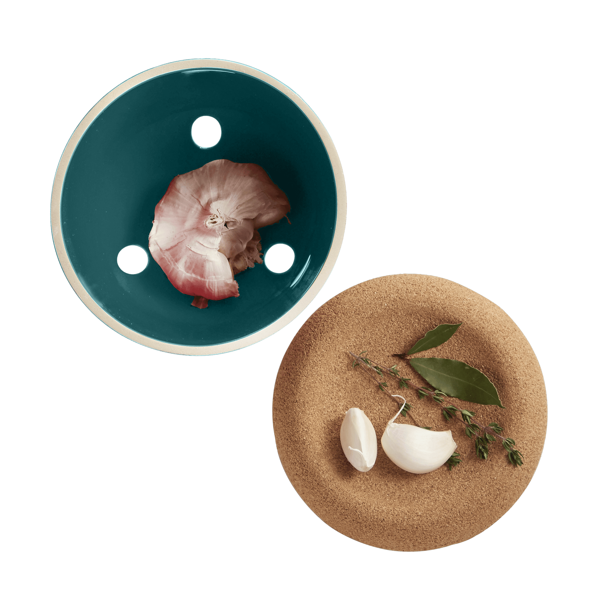 Emile Henry Garlic Storage Pot Emile Henry USA Made In France