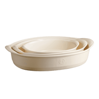 The Right Dish Oval Oven Dish Bakeware Emile Henry = Clay