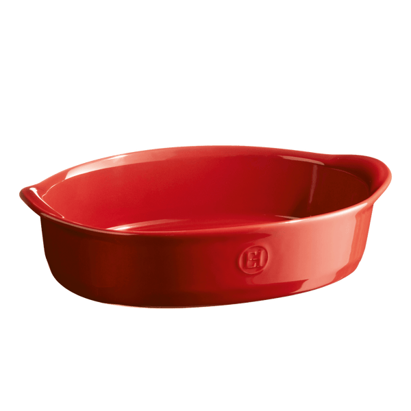 The Right Dish Oval Oven Dish Bakeware Emile Henry = Burgundy 
