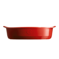 The Right Dish Oval Oven Dish Bakeware Emile Henry = Burgundy 