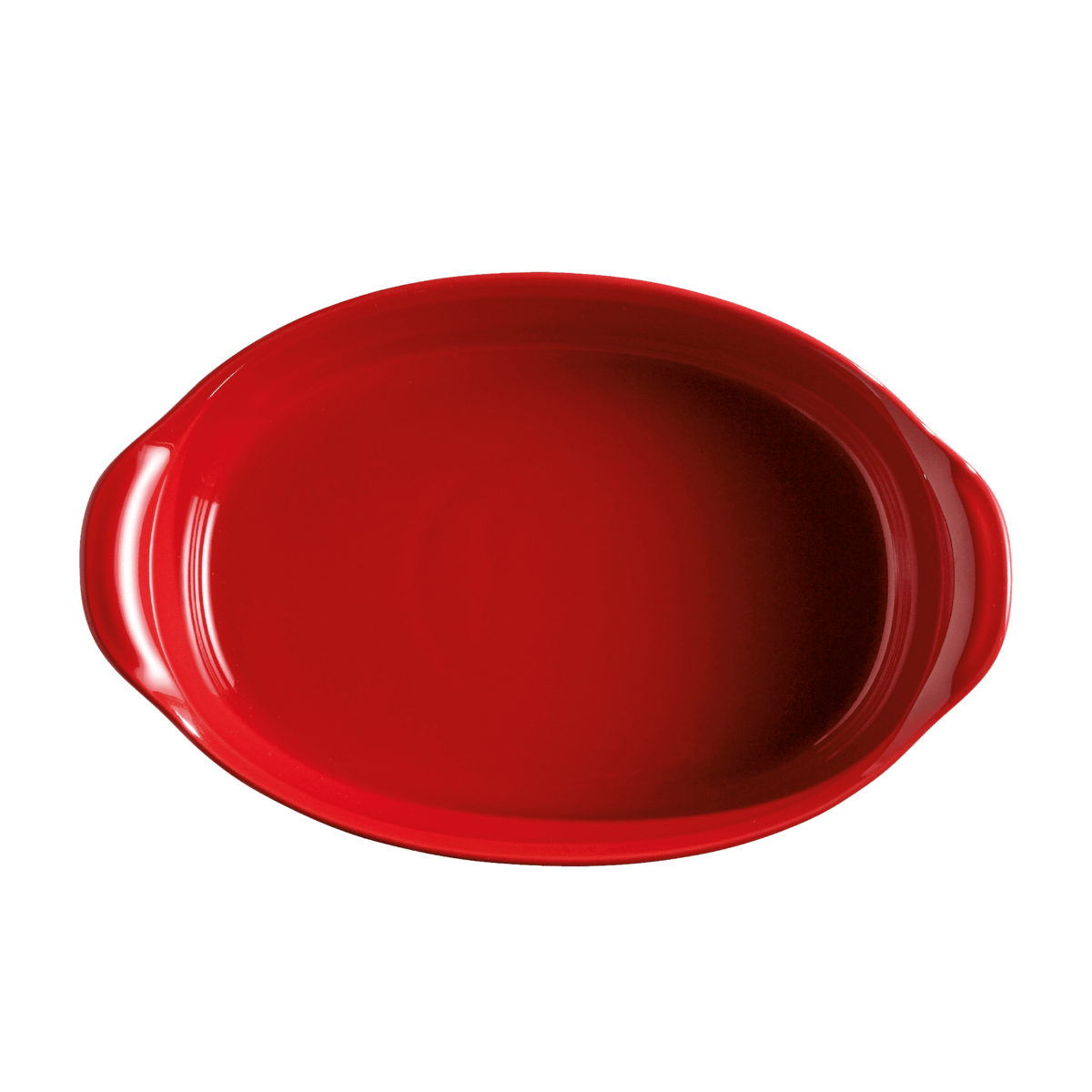 The Right Dish Oval Oven Dish Bakeware Emile Henry = Burgundy 