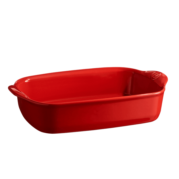 The Right Dish Rectangular Baker Baking Dish Emile Henry = Burgundy