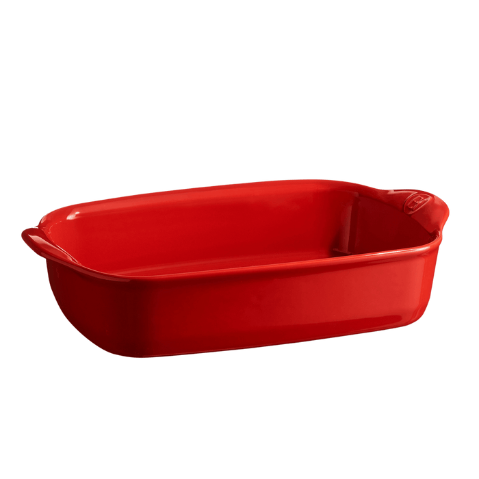 The Right Dish Rectangular Baker Baking Dish Emile Henry = Burgundy