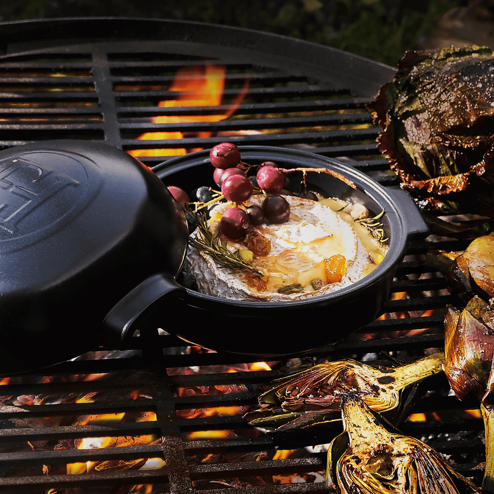 Emile Henry Ceramic BBQ Cheese Baker, Handcrafted in Marcigny