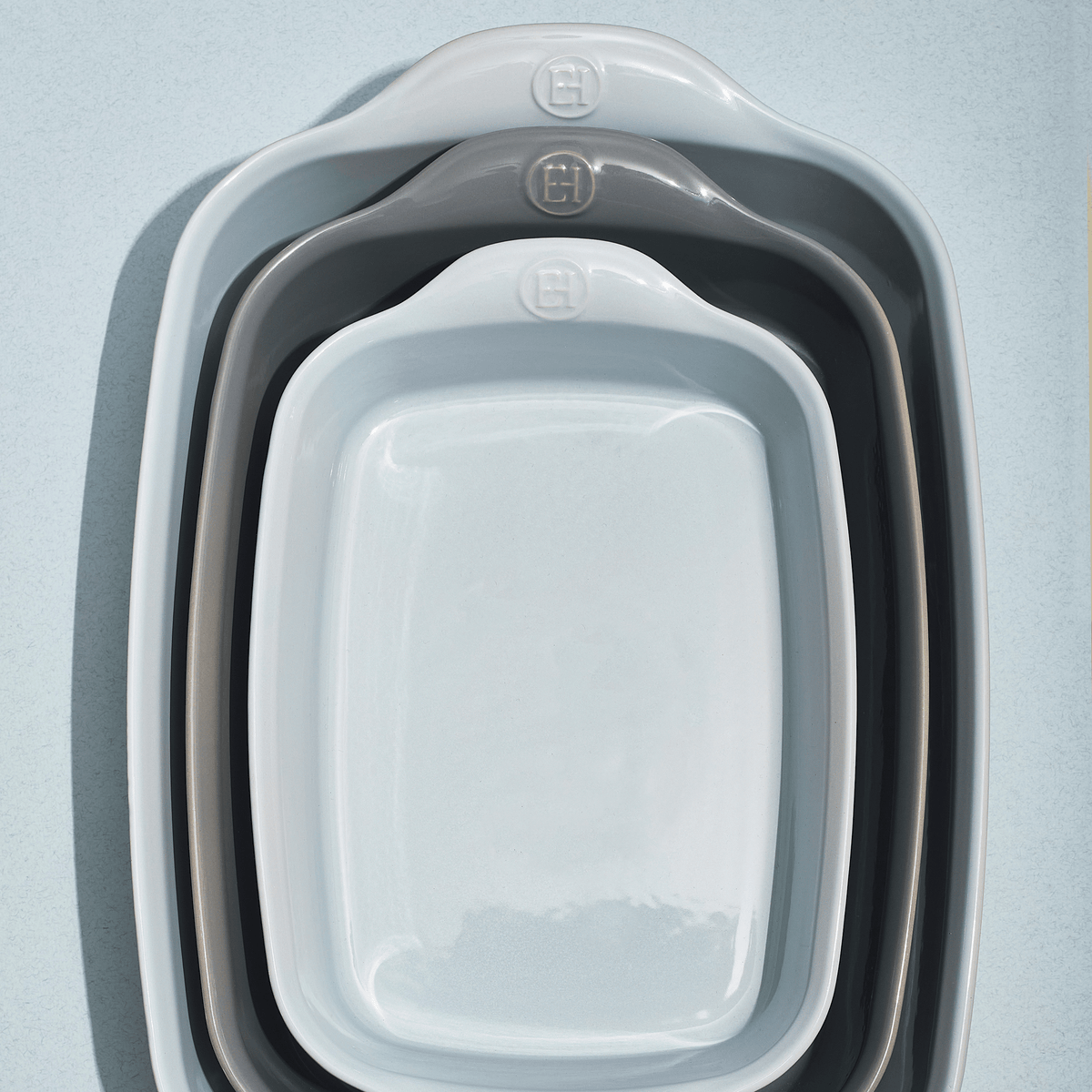 The Right Dish Rectangular Baker Baking Dish Emile Henry, Foam