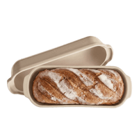 emile henry pullman long loaf bread baker_linen