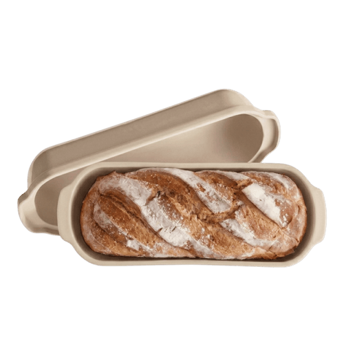 emile henry pullman long loaf bread baker_linen