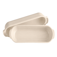 emile henry pullman long loaf bread baker_linen