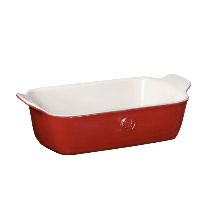 Emile Henry Modern Classics Loaf Ceramic Loaf Pan, Rouge