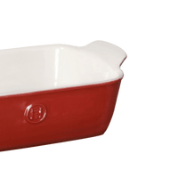 Emile Henry Modern Classics Loaf Ceramic Loaf Pan, Rouge