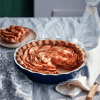 emile henry usa bakeware ribbed pie dish twilight