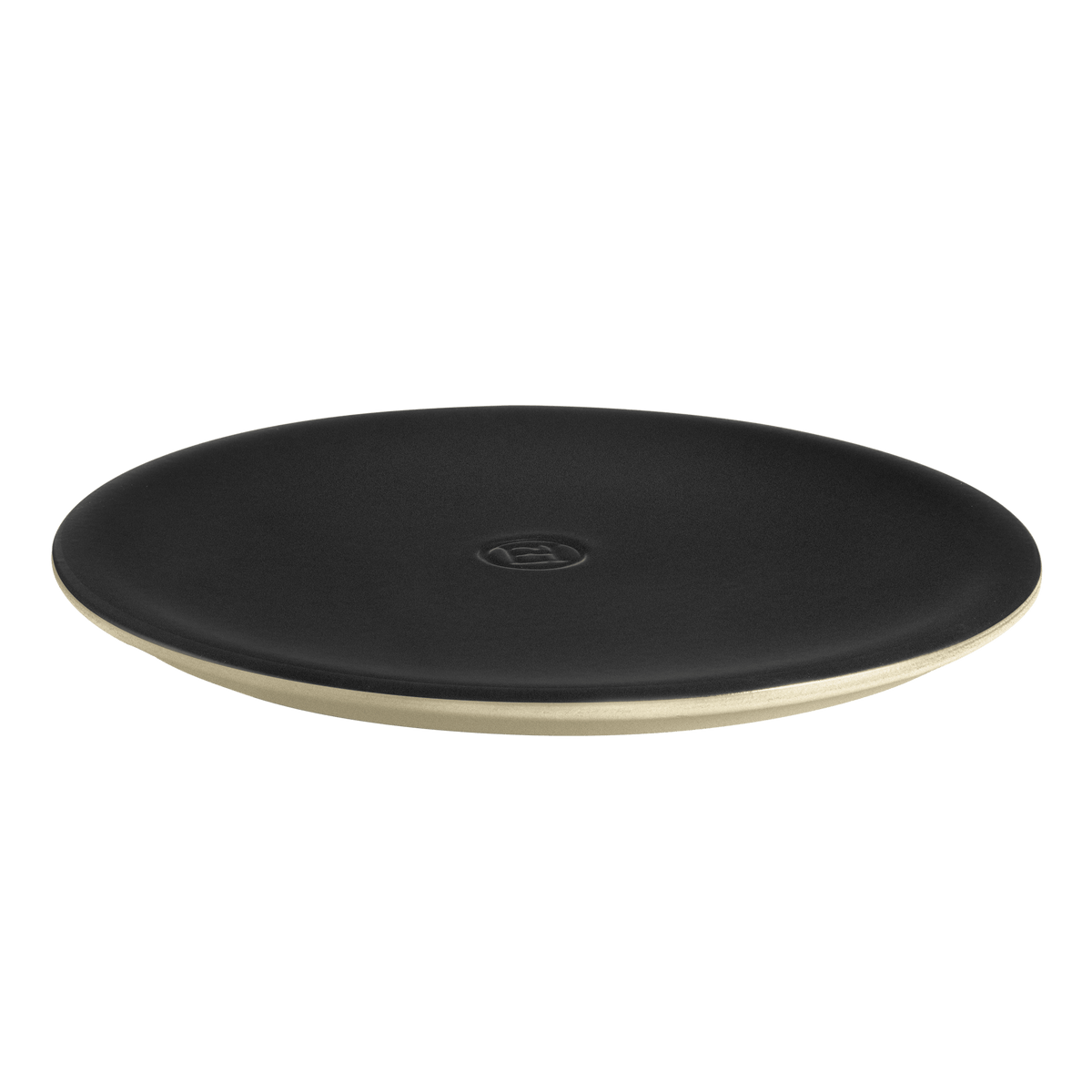 Emile Henry Black Ceramic Pizza Disk, 13.5 inches