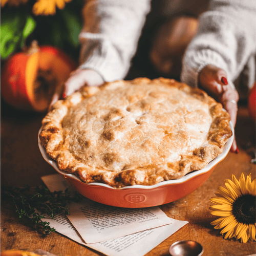 Emile Henry Bakeware_Ceramic Pie Dish_Pumpkin Pie_Limited Edition