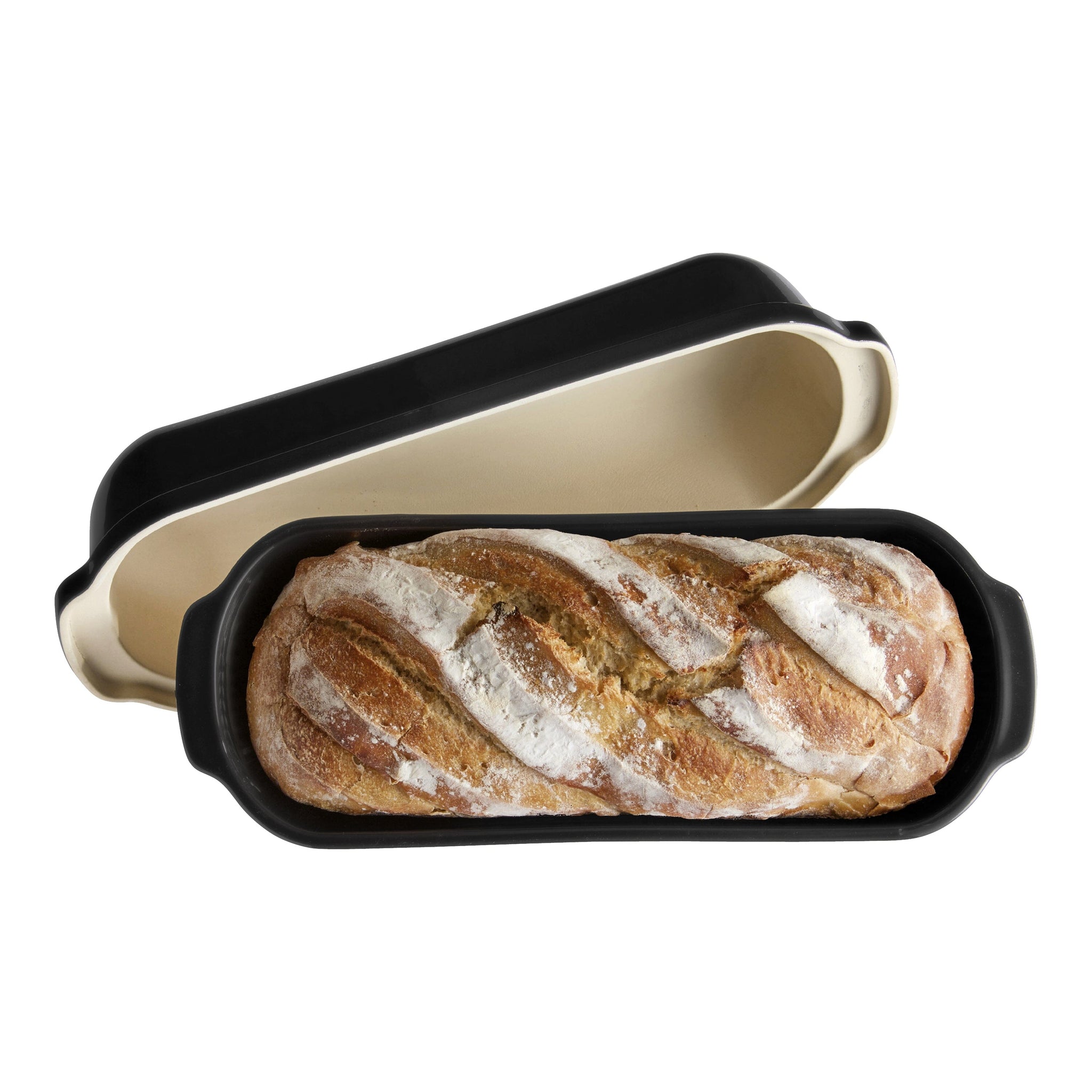 Emile Henry Italian Bread Loaf Baker (Charcoal)