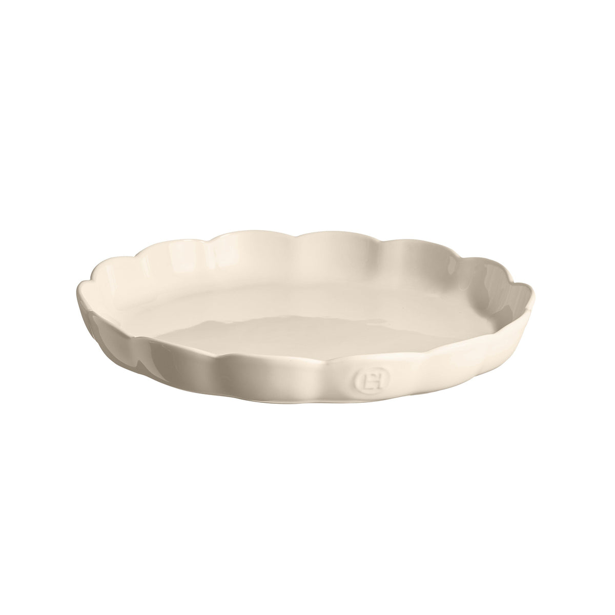 Emile Henry USA Madeleine Round Tart Dish Clay