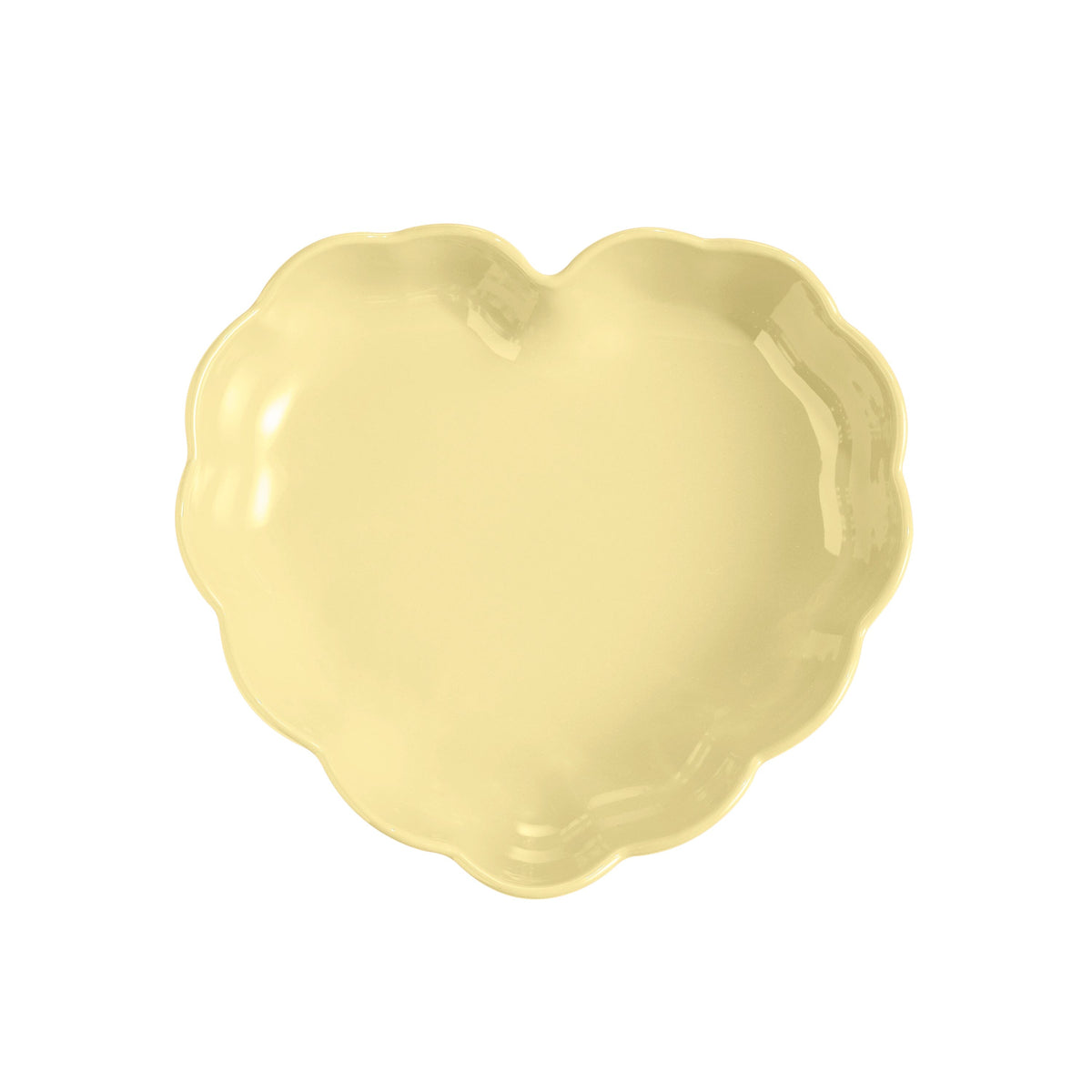 Emile Henry Madeleine Heart Shaped Baking Dish, Vanilla
