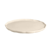 Emile Henry Madeleine Round Serving Platter Clay