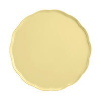 Emile Henry Madeleine Round Serving Platter Vanilla