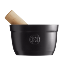 Emile Henry USA Large Mortar & Pestle Truffle/Black Product Image 2