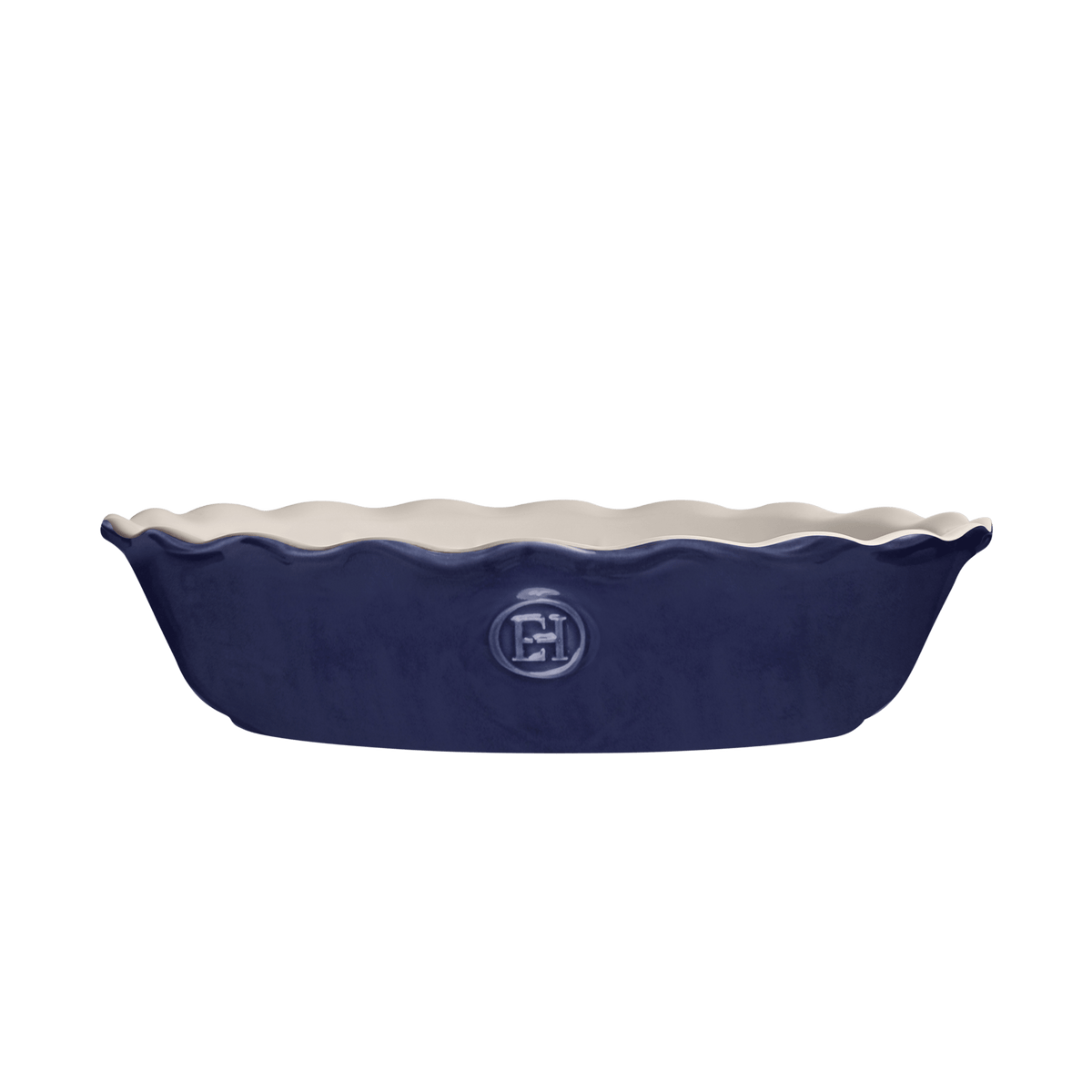 emile henry usa bakeware ribbed pie dish twilight