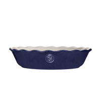emile henry usa bakeware ribbed pie dish twilight