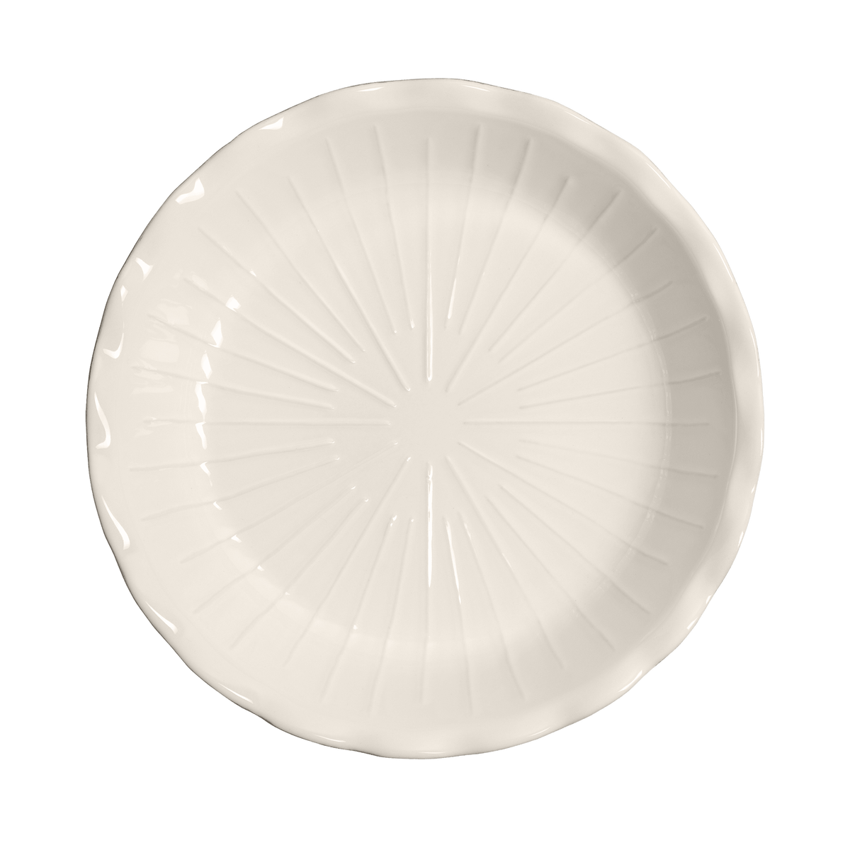 emile henry usa bakeware ribbed pie dish twilight
