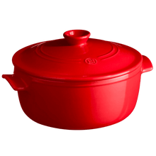 Emile Henry USA Round Dutch Oven Round Dutch Oven Cookware Emile Henry USA Burgundy 2.6 qt.  Product Image 1