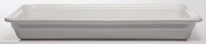 Emile Henry Welcome GN Rectangular Recton Pan Welcome GN Rectangular Recton Pan Professional Emile Henry 21x13 in -GN 1/1, 65mm/2.5 in Crème 