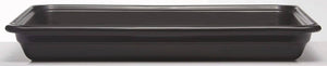 Emile Henry Welcome GN Rectangular Recton Pan Welcome GN Rectangular Recton Pan Professional Emile Henry 21x13 in -GN 1/1, 65mm/2.5 in Charcoal 