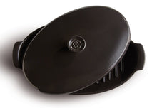 Emile Henry Oval Covered Baker / Fish Steamer Color: Charcoal Product Image 3