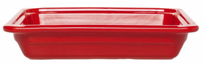Emile Henry Gastron Rectangular Recton Pan Gastron Rectangular Recton Pan Professional Emile Henry 10x12 in - GN 1/2, 65mm/2.5 in Cerise 