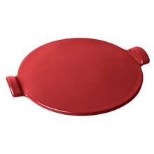 Emile Henry USA Smooth Pizza Stone Smooth Pizza Stone On The Barbeque Emile Henry Burgundy  Product Image 1