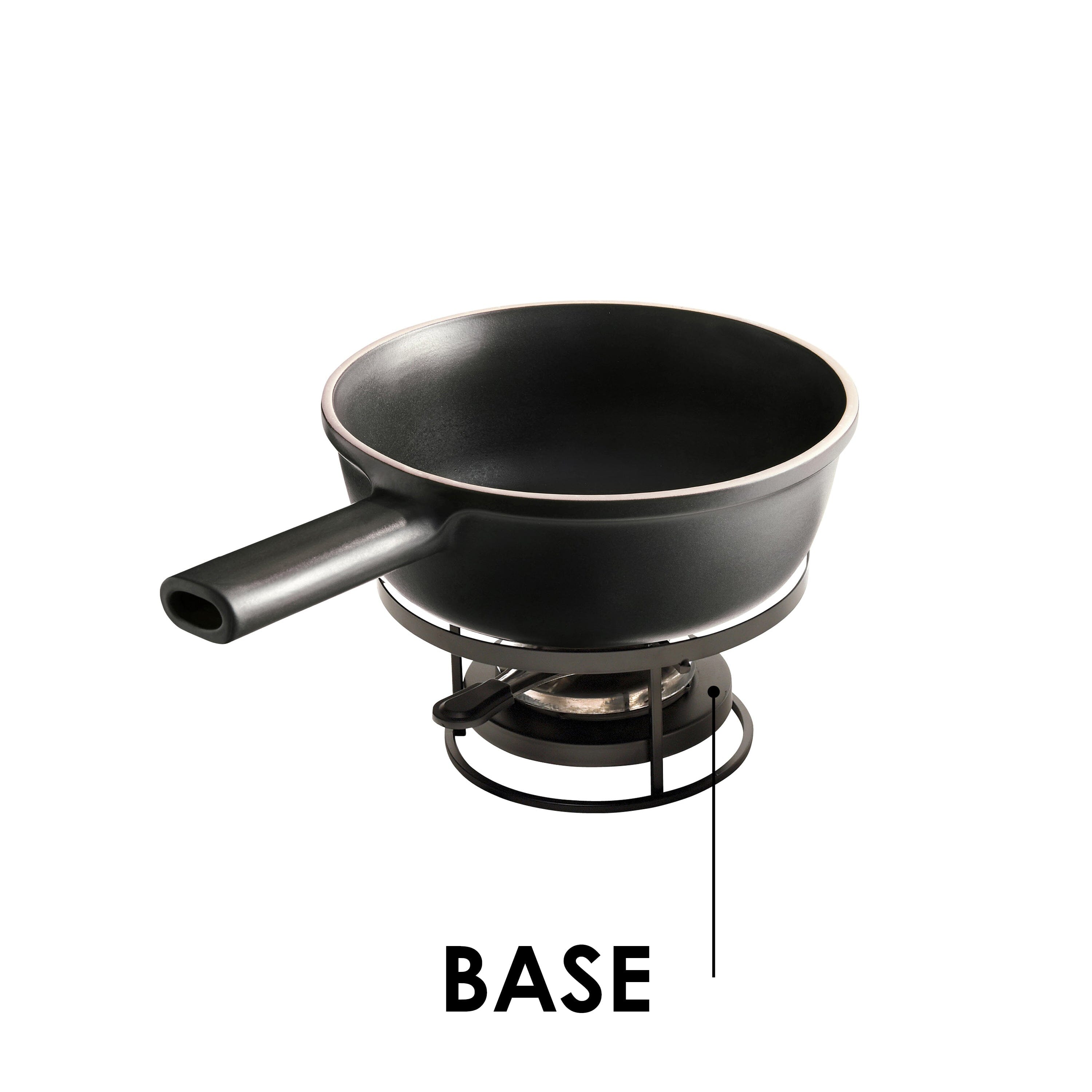 Emile Henry Delight Fondue Stand & Burner - Thumbnail 2